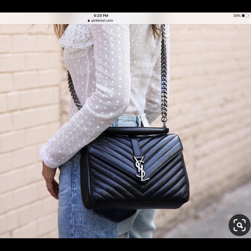 Ysl medium college bag!, 💜💜💜 - Picture 2 of 9